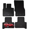 W-Parts TAPPETI - TAPPETINI IN GOMMA 3D TPE NERI PER ALFA ROMEO STELVIO dal 2017 al 2022