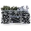 HJKDSZ Kit Bulloni E Viti Per Carenatura Completa Moto Per R1150R R1200R R1200RS R1250RT R1200RT R1200ST R1200GS LC/ADV elementi fissaggio assortiti(Titanium)