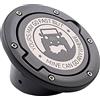 NICOLIE Tappo Serbatoio In Metallo Coperchio Del Serbatoio Del Carburante Per Sportello Del Carburante Compatibile Con Jeep Wrangler Jk Unlimited 07-17