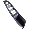 AJHJET Pulsantiera Alzacristalli Auto Master Finestra Controller Interruttore Pulsante Sul Pannello Per BMW 5 Serie F10 520i 523i F11 525dx 528i 51417225873 51417225879(Nero)