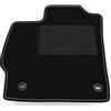 Somer Car Tappetino Auto SOLO LATO GUIDA 1pz compatibile con Toyota Prius 2009-2016 distanza clips 34,3 cm | 1 tappeto su misura in moquette