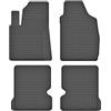 Motohobby Tappetini in gomma per Fiat Panda II (2003-2014) con bordo alto 15 mm - misura perfetta