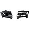 OneTrend Faro Principale Per JEEP Per Compass 2012-2016 Fari Anteriori A LED Per Auto Plug And Play Con DRL Lente Proiettore H/L Paraurti Anteriore A LED Fari Anteriori(For Co*mpass)