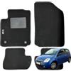 W-Parts SERIE 4 TAPPETI - TAPPETINI IN MOQUETTE NERI PER CITROEN C2 DAL 2003 AL 2017
