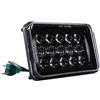 SXMA Fari LED 4x6 pollici DOT Approved Lampada LED rettangolare Alta/Bassa Bava DRL Lampade Sealed 5D Proiettore LED Proiettore per Freightliner Kenworth Peterbilt Truck (2PCS)