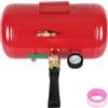 Vkechh Compressore pneumatici Airbooster 40L, gonfiatore ad aria compressa per pneumatici, 8 bar di pressione di lavoro, 10 bar di pressione massima, in acciaio per auto, camion, SUV, trattore, camper