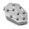 辉胜 pedane per moto Per KAWASAKI Per VERSYS 650 300 1000 ER6N ER6F Z900 Z650 Z400 Moto Leva Del Cambio Estensione Pad Pedale Posteriore Leva Del Freno Pedale poggiapiedi moto (Color : Gr�)