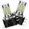 SOFOC H9B Lampada LED per Fanale Bianco Freddo 12V 24V 10-30V AC/DC Design Illuminazione Focalizzata e Diffusa per Fendinebbia DRL Sostituzione Luce Abbagliante/Anabbagliante 2Pz