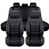 SePkus Coprisedile Auto per 𝗧𝗼yota RAV4 (XA50),Coprisedile per Auto Coprisedile in Pelle PU Set Completo di Accessori Interni per Auto,Compatibile con Airbag