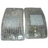 AER MOTO SPARE PARTS Coppia plastica Frecce Anteriori bianche COMPATIBILE CON Vespa PK 50 N PK 50 125 XL FL2