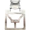 Generico Portatarga Pieghevole Beta RR 2021 2022 2023 Moto Motard Enduro Targa 125 cc (Senza Verniciatura Con Faretto Bianco)