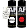 Alex Flittner Designs Auto Vernice Spray Set per Hyundai U3S Platinum Silver MetallicBase Trasparente 2x400ml con vernice spray trasparente