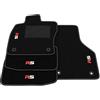 Somer Car Kit Tappetini Auto compatibili con Skoda Octavia 4 2020-2024 | Set Tappeti in Moquette, ricamo R_S, Tappeto auto su misura