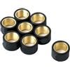 SMJDPIWRO 8 rulli di carico for variatore Racing 25x17mm for Pia-gio Beverly Cruiser 500 Mp3 Lt-Rt X9 Evolution Abs X10 4V Ie Eu3 500cc(25x17mm 15g)