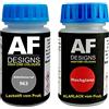 Alex Flittner Designs Pennarello per vernice per moto BMW 963, grigio granito, opaco + vernice trasparente da 50 ml ciascuno