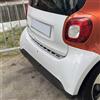 OMAC Protezione Soglia Baule Protezione Paraurti compatibile con Smart ForTwo 2014-2019 Acciaio Inox Argento