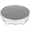 A ABSOPRO 60mm 2.36 Modello in fibre di Carbonio Argento Universale Coprimozzo Coprimozzi Coperture Protettive per Cerchi Ruota per SUV Camion - Confezione da 1