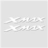 labelbike 2 Adesivi 3D Moto Scritte Xmax Compatibile con Yamaha