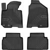 IMJ-Global Tappetini Auto Gomma No. 77 su Misura Compatibili con Hyundai ix35 I 2009-2015, Set Completo di Tappeti Auto TPE per Migliorare Look e Sportività, Tappetino Premium in TPE Durevole