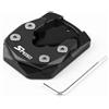 BBIGTIFWX Piastra di Estensione Cavalletto Laterale Per HONDA SH125 SH150 SH300 SH350 SH 125 300 150 350 2003-2025 per Moto(Black-SH350)