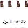 HOFFCAR Kit tagliando 4 FILTRI e 4L OLIO M compatibile con Chevrolet Spark 1.0 46kw dal 2005