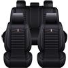 CGREAGH Auto Set Coprisedili, per Ford Ranger 2000-2025 in Pelle PU Copri Sedile Protezione Accessori Cuscino del Traspirante Antiscivolo