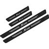 EAGLEG 4 Pezzi Fibra di Carbonio Battitacco per Auto Sticker, per Fo-rd FUSION EDGE ST FIESTA KUGA GHIA, Esterno Battitacco Protezione Plates Anti-Graffio Scuff Adesivi Decorativi Accessori, FIESTA