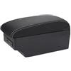 NNBINK Compatibile con Hyundai per Bayon Box Corrimano per Auto Bracciolo Centrale Scatola Portaoggetti Retrofit Interno con 7USB Storage Box Bracciolo(3)