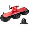 ROCKBROS Portabici Auto a Ventosa Portabici da Tetto Supporto Bici da Tetto per Auto dotato di Certificato CE (1-Rosso per 1 bici)