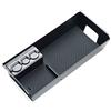 ZCLINKO Compatibile con Lexus UX 2019-2022 Vassoio Scatola Portaoggetti da Bracciolo,Central Console Organizer Tuning Accessori Interni Secondar con Tappetino Antiscivolo(Nero)