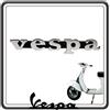 GSC RICAMBI SRL TARGHETTA SCRITTA LOGO FREGIO ANTERIORE FRONTALE COMPATIBILE CON PIAGGIO VESPA 50 - VESPA 50 SPECIAL - VESPA ET3.