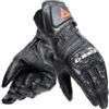 Dainese - Carbon 4 Long Gloves, Guanto Moto Lungo in Pelle, con Protezioni delle Nocche in Carbonio, Uomo, Nero/Nero/Nero, XS