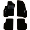 QUEMAR Tappetini Auto compatibili con Alfa Romeo Mito dal 2008 / Kit Tappeti in Moquette e Gomma su Misura (Set 2 Anteriori + 2 Posteriori) / Ricami e Colori Personalizzati (Bordo Beige, 2 Ricami)