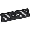 Generico Portatarga Anteriore per Auto, Porta Targa in Plastica, Nero, Fissaggio Rapido, Supporto Targa Auto Standard EU, Universale, Piastra per Targhe Auto, 375x115mm