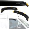 CHROMEMASTER HEKO - Compatibile con Fiat Talento 2016+ Deflettori per Vetri Laterali; Anteriori; Due pezzi; Deflettori d'Aria Antipioggia, Antiturbo, Oscurati, Aerodinamici; Installazione Rapida e Semplice