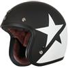 Generico ORIGINE Casco Jet Moto Aperto Casco Scooter ECE Omologato con Visiera Parasole (S)