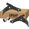 kW&HP BRA415KW KIT COMPLETO BRACCETTI OSCILLANTI E BOCCOLE DEL BRACCIO ANTERIORI LATO DX/SX
