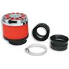 BRIXIAMOTO MALOSSI 0413528 Filtro Aria RED FILTER E13 D. 42/50/60 Dritto, Compatibile con Carburatori Dell'Orto, Mikuni, Keihin