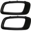 Yuanpgky Griglia di copertura per fendinebbia anteriore per Pajero V73 2000-2002, cornice decorativa in plastica nera, compatibile con MR388019 MR388020 (destra)