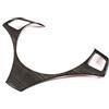 AUTO-spro 4 stili ABS cromato per E90 Serie 3 2005 - 2012 auto volante decorazione cornice accessori (venature del legno nero)
