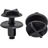 DZMZL 10 clip di plastica a pressione nero per coperchio batteria Land Rover Range Rover e pannello cappuccio LR024316