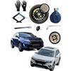 D'ANGELO 1988 Kit Ruotino di Scorta 17 compatibile con Suzuki S-Cross/SX4/Vitara con Cric, Chiave, Guanti, Sacca,Organizer e vite di fissaggio per l'alloggiamento 135/80R17