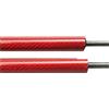 QRDKKL Molle a Gas Per Alfa Per Romeo Per Giulietta (940) Hatchback CON MOLLA 2 Pezzi A Gas Per Portellone Posteriore Automatico Supporti Sollevamento Pistoncini Bagagliaio(RED CARBON FIBER)
