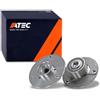 ATEC Germany 2x mozzo ruota anteriore con sensore ABS Cuscinetto ruota Set | Compatibile con: SMART FORTWO Cabrio, FORTWO Coupe