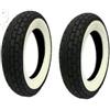 Motocar 2 COPERTONI GOMMA A FASCIA BIANCA 3.50-10 RUOTA P IAGGIO V ESPA PX 125 150 200