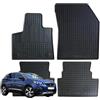 W-Parts TAPPETI - TAPPETINI IN GOMMA 3D NERI PER PEUGEOT 3008 II dal 2016 al 2023