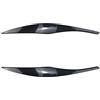 Wivplex For, for BMW, for Serie 3 E90 E91 2 pezzi ABS Gloss Black Faro Sopracciglia Palpebra 2005 2006 2007 2008 2009 2010 2011 Berlina Touring Sopracciglia(Carbon Look)