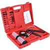 topolenashop Kit Pompa da Vuoto Manuale per SPURGO Freni Frizione Auto Moto Tester 2 VASETTI