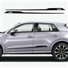 Generico 2X Strisce Adesive Fiancate Laterali Ricambio Compatibile con Audi Q2 Adesivi Vari Colori Disponibili Stickers Accessori Auto Pellicole