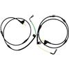 Rynplex Cavo sensore pastiglie freno, Rynplex Front + Rear Alxe Brake Pad Sensor SEM000024 + SOE000025 SOE000023, for Land Rover, DISCOVERY 3 4 L319, for Range Rover, SPORT L320